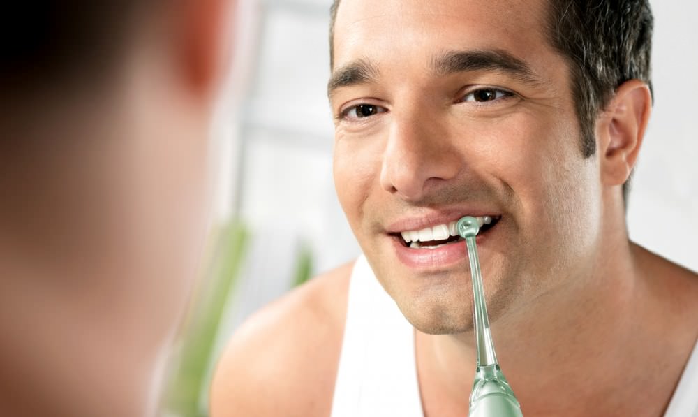 Airfloss hires 1300 Процесс образования зубного налета